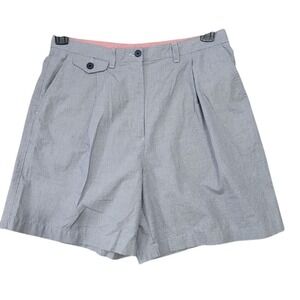 Lauren Ralph Lauren Gray Micro Houndstooth Dress Shorts Summer Business Casual‎